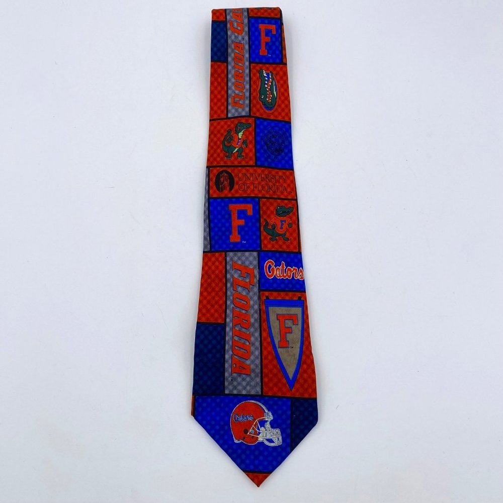 Eagle Neckwear University of Florida Gators Tie UF Football 100% Silk College